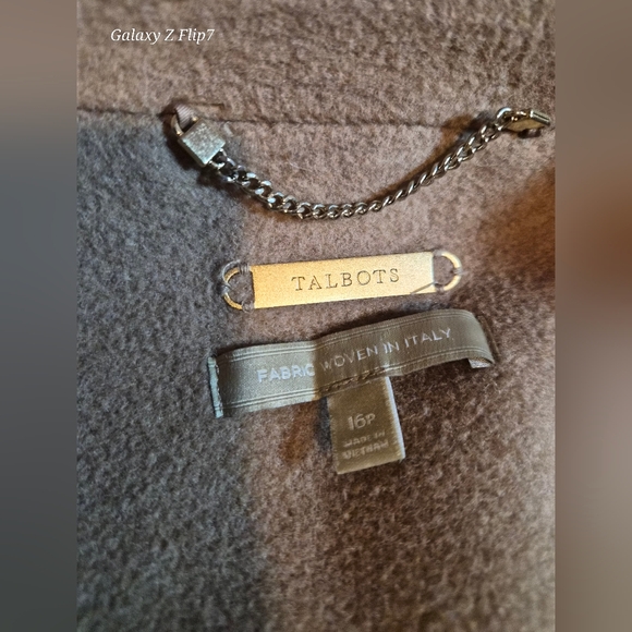 Talbots 100% Camel Hair Long Coat - Italian Fabric - Petite 16P - Picture 2 of 4